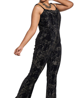 Noir Opulence Corset Jumpsuit
